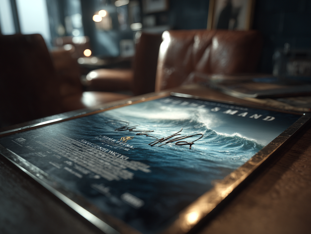 Signed movie poster reward